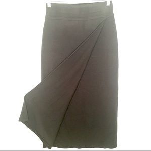 Territory Ahead Wool Sweater Wrap Skirt